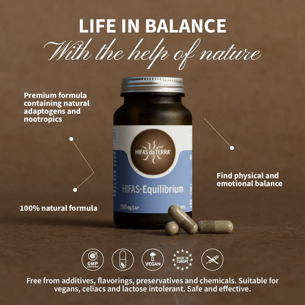 HIFAS-Equilibrium (Reishi, Lion’s Mane, Cordyceps) Capsules
