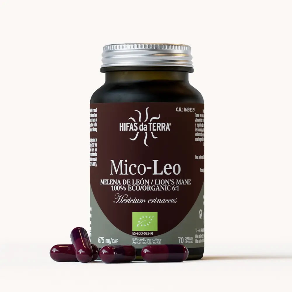 Mico Leo (Lion’s Mane Extract) Capsules in the Bottle