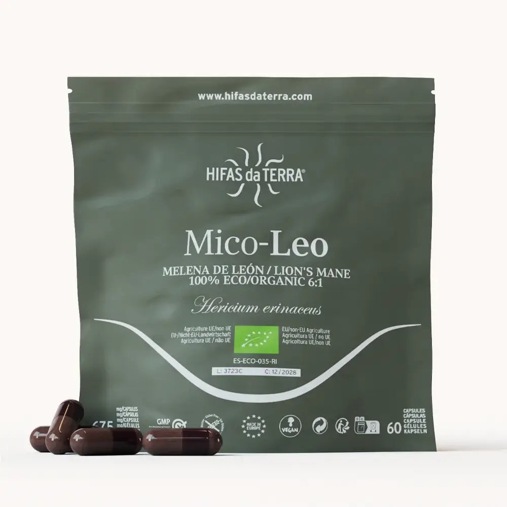 Mico Leo (Lion’s Mane Extract) Capsules in the Bottle