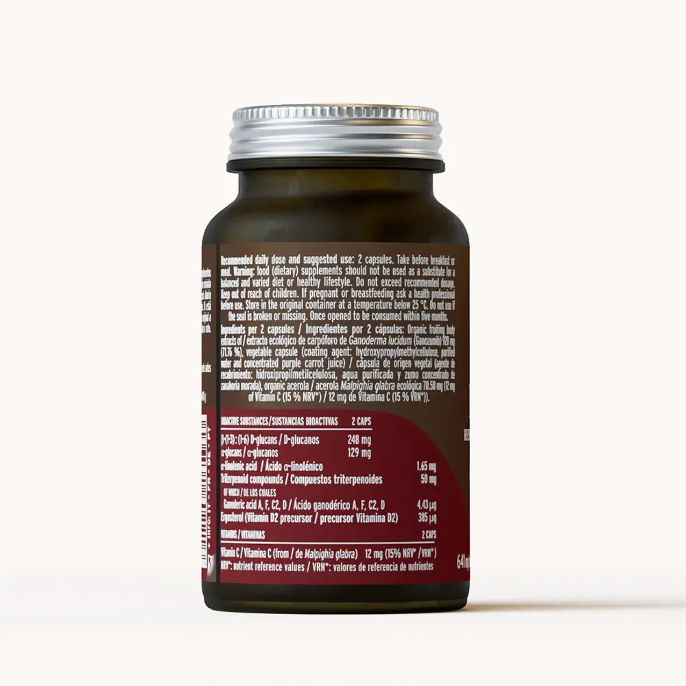 Mico Rei (Reishi extract) Capsules in the Bottle