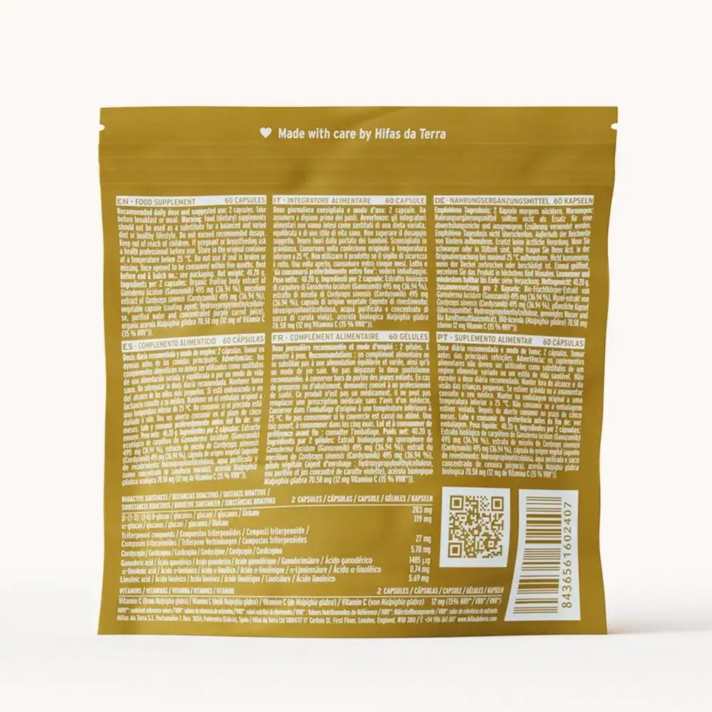 Mico Vir+ (Reishi and Cordyceps Extract) Capsules Refill Packet