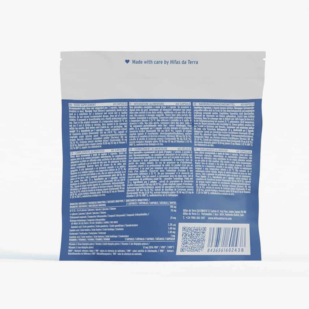 HIFAS-Equilibrium (Reishi, Lion’s Mane, Cordyceps) capsules Refill Packet